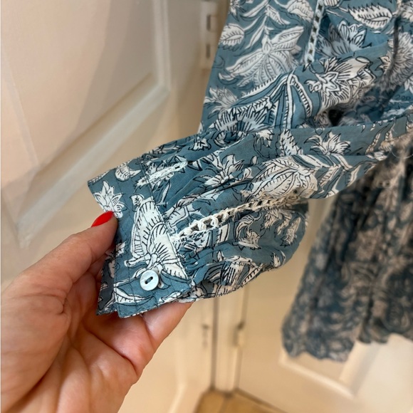 Marea blue and white floral dress - Picture 2 of 4